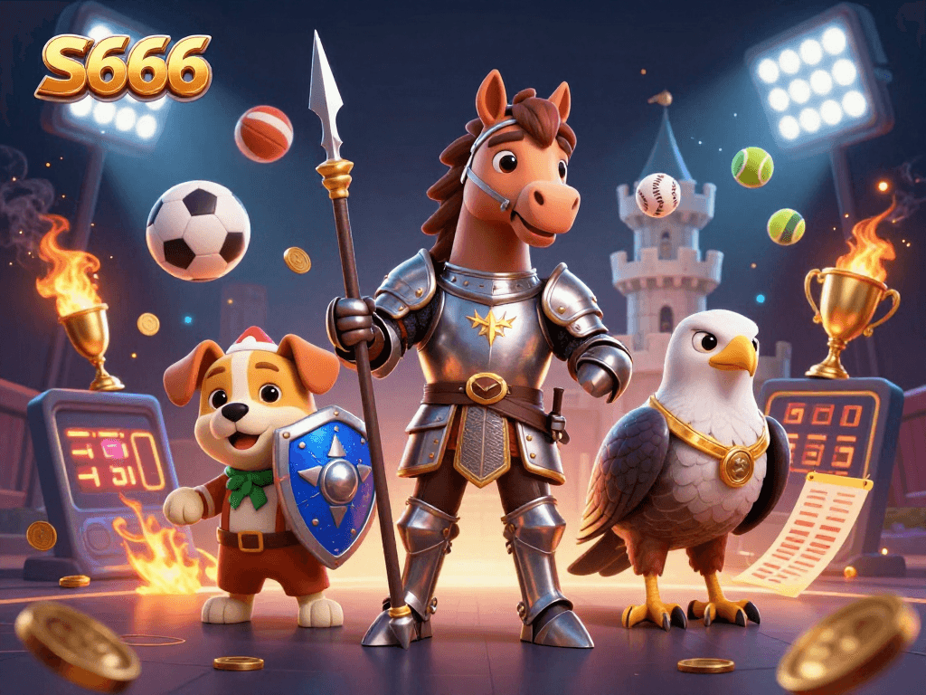 S666 rewards with exciting betting action and gameplay within a dynamic casino scene