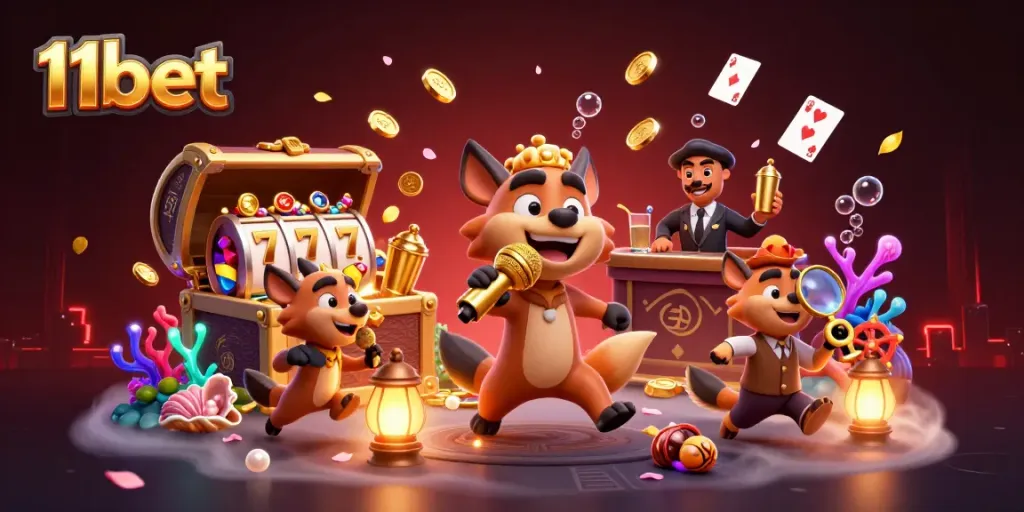 Experience thrilling gaming adventures at 11bet casino with lively hyenas in a comedy club