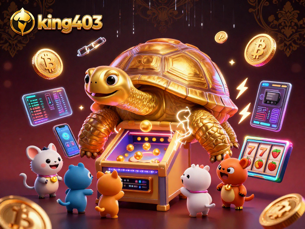 King403 delivers thrilling casino experiences with an exciting 3D tortoise pinball machine surrounded by crypto elements.