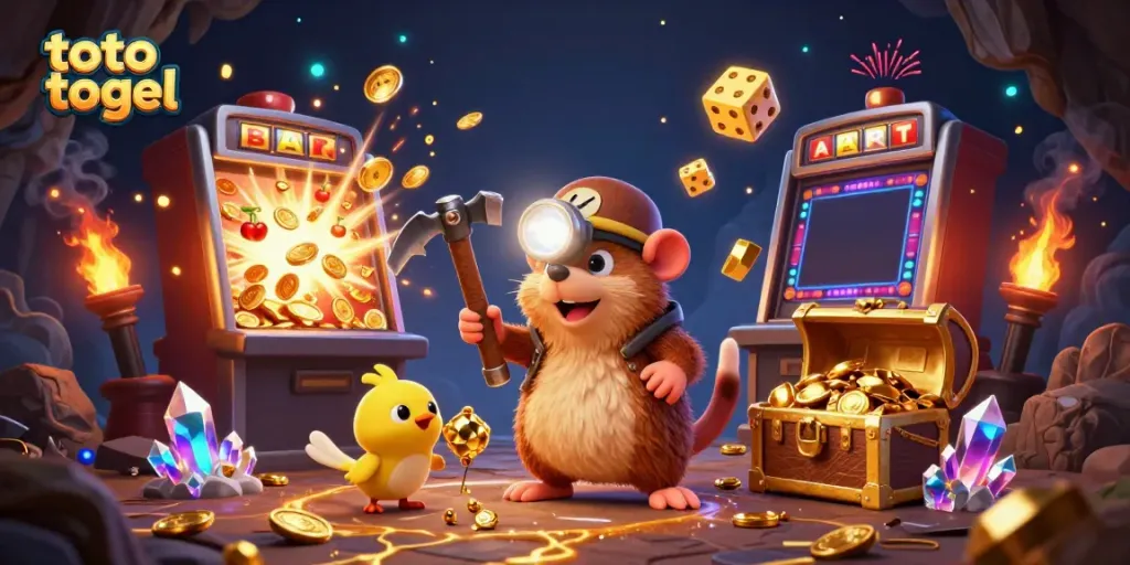 Experience the thrill of toto togel with our 3D treasure hunting adventure, complete with vibrant casino elements.