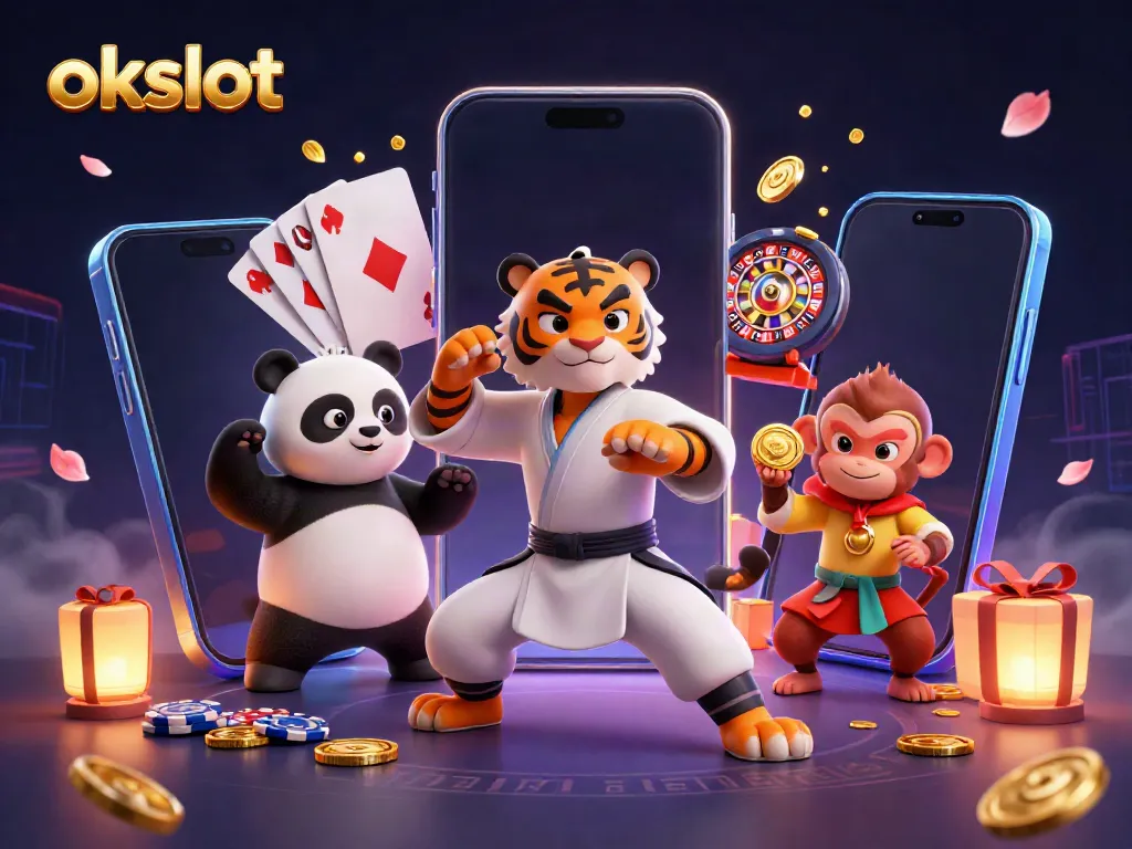 สัมผัสประสบการณ์คาสิโนระดับโลกกับ okslot ในภาพประกอบ 3D สุดอลังการ