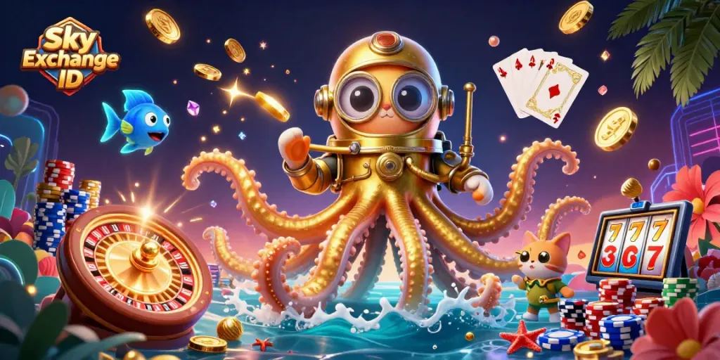 Engage with Sky Exchange ID for thrilling casino excitement featuring vibrant gambling elements.