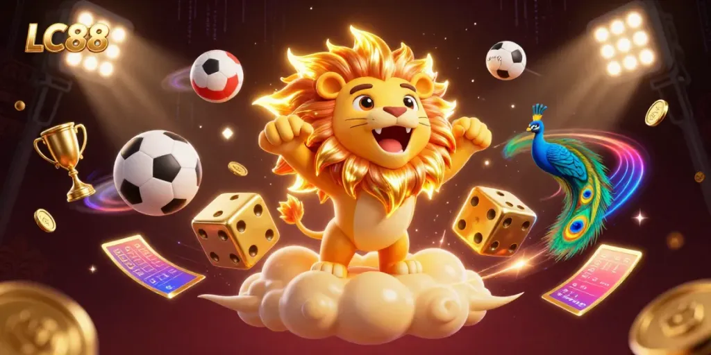 Experience immersive gaming with vibrant characters and dynamic scenes at LC88, a premier online casino.