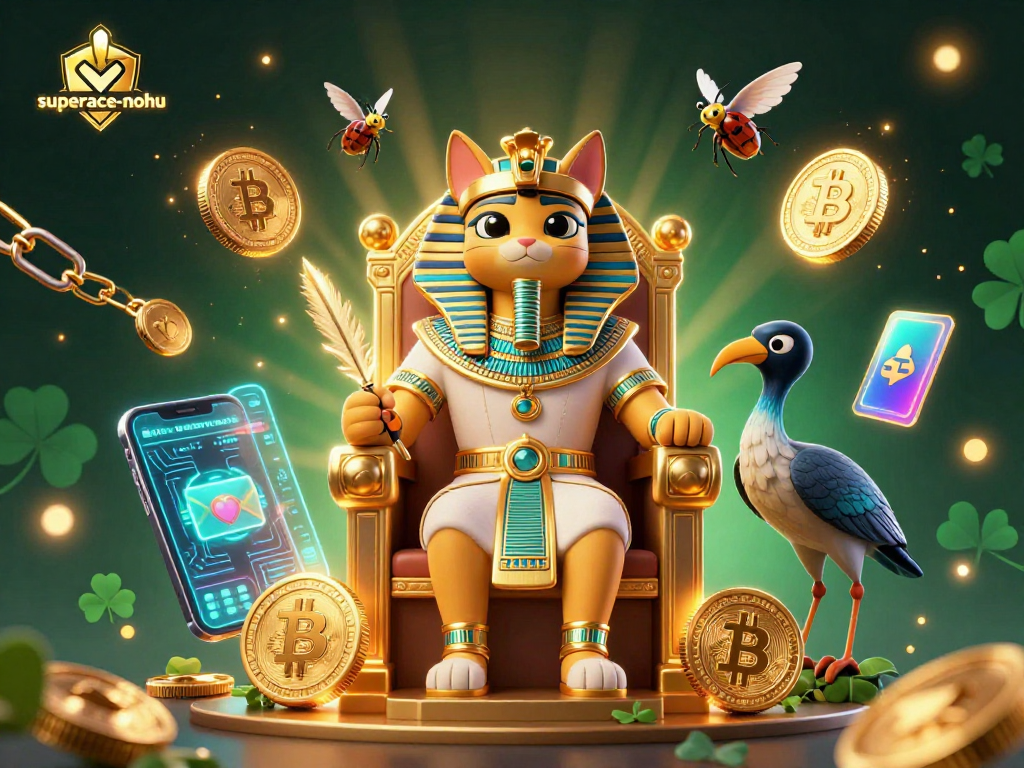 Experience the excitement of superace-nohu with our vibrant 3D casino illustration showing dynamic gameplay elements.