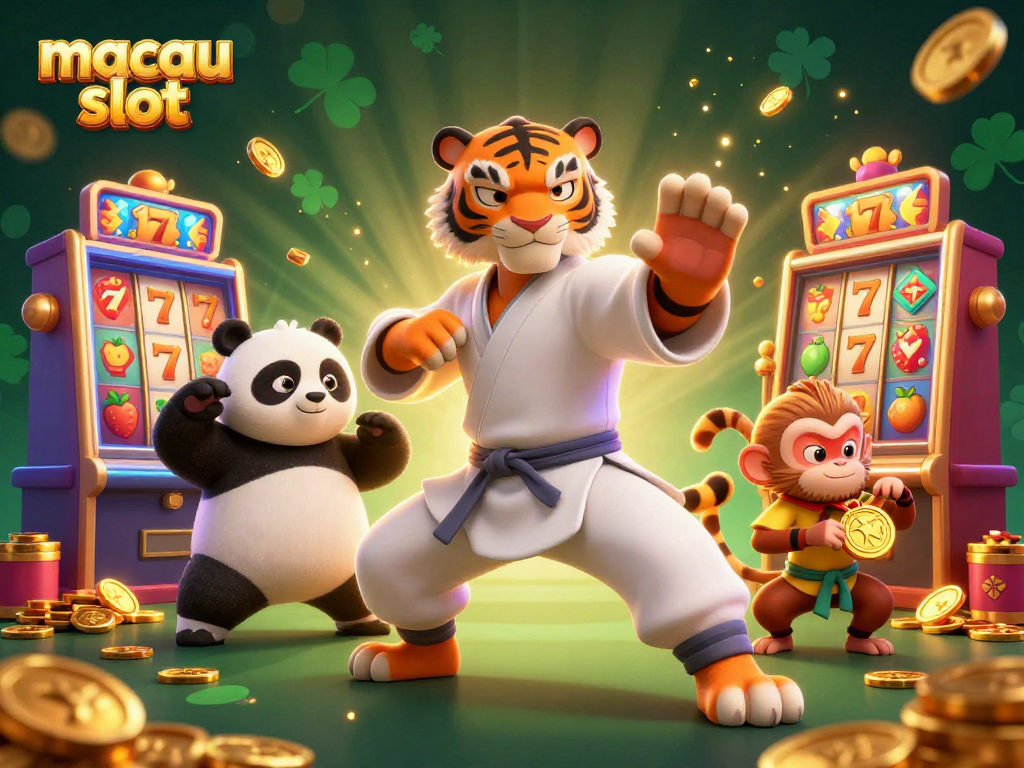 Menangkan jackpot menarik di mesin slot macau slot dengan pemandangan ceria dari karakter kartun!