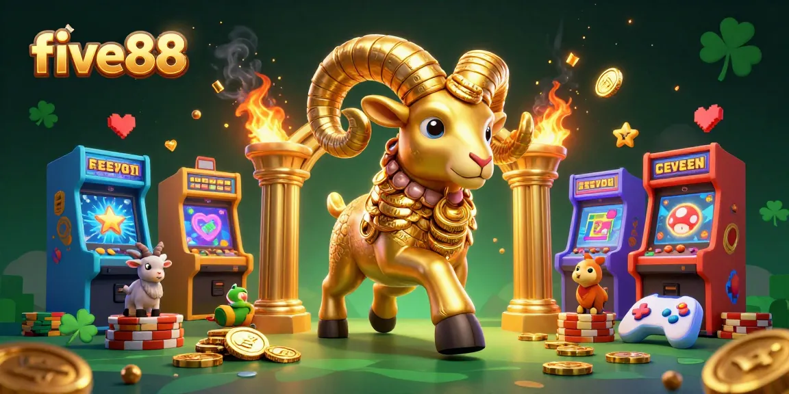 Experience the thrill of winning at five88 with vibrant casino-themed characters and games.