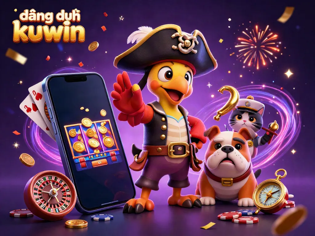 Join the thrill at đăng ký kuwin with a vibrant 3D pirate-themed casino adventure.