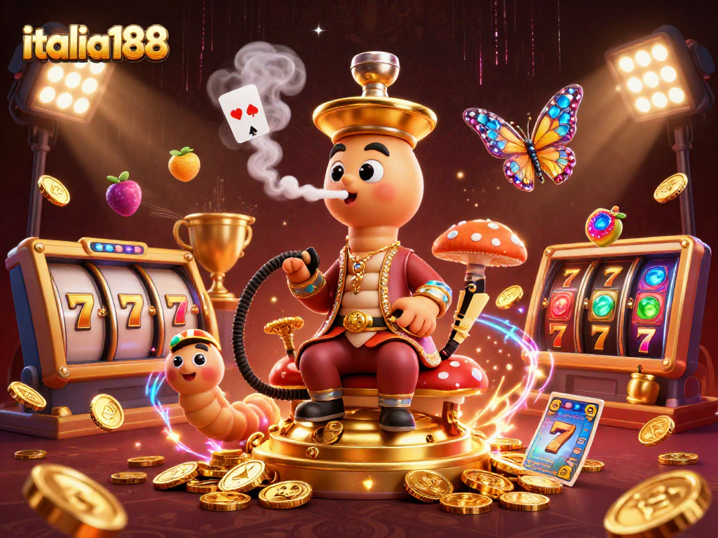 Menangkan permainan menarik di italia188 dengan slot jackpot dan simbol keberuntungan yang bersinar.
