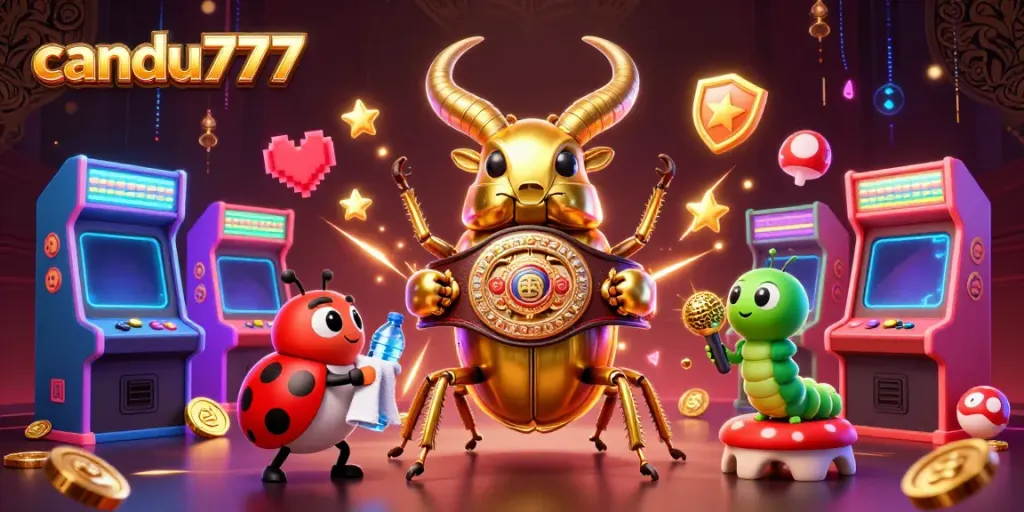 Mainkan slot gacor di CANDU777 dengan suasana kasino yang menarik dan penuh profil berwarna.