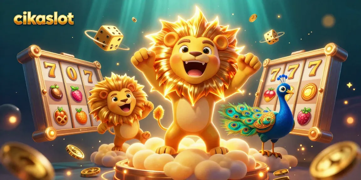 Play cikaslot with vibrant 3D casino elements and Lucky 7s amidst dynamic actions.