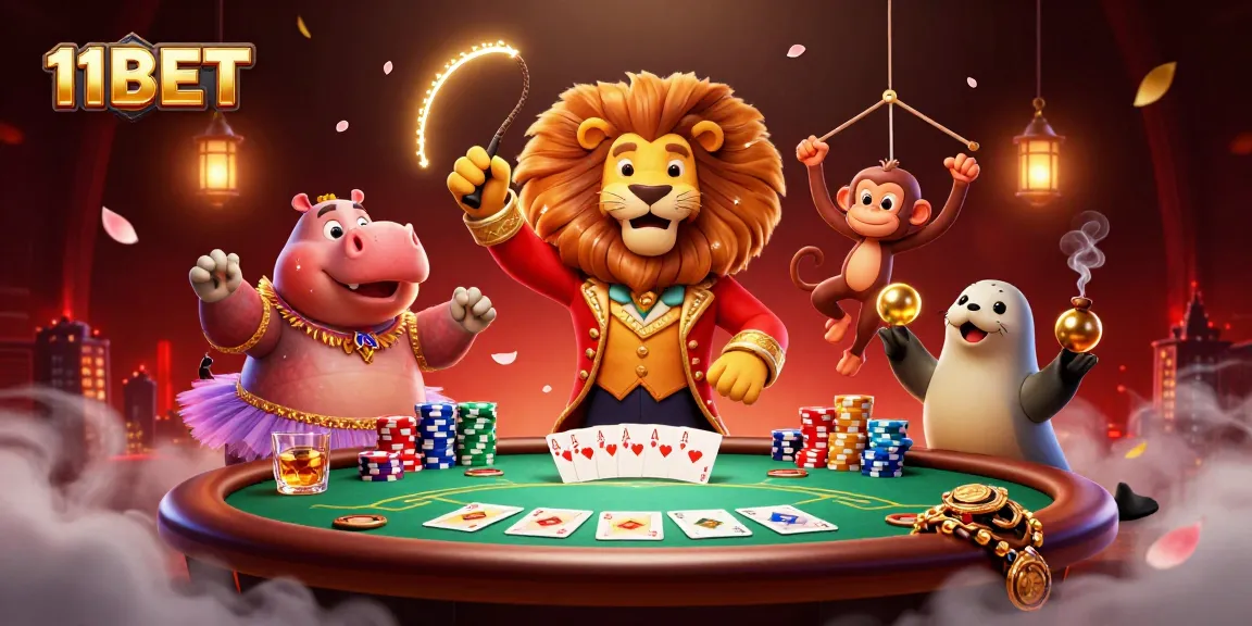Join the 11BET fun with vibrant online casino gaming featuring exciting characters!