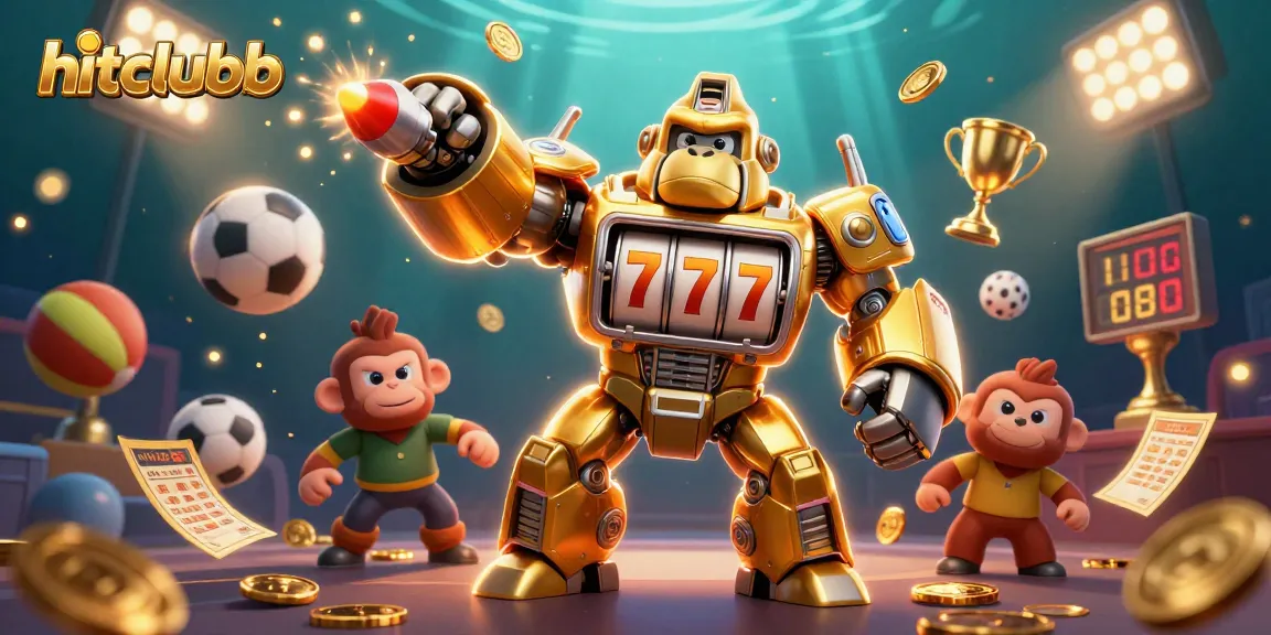 Engage in hitclubb's thrilling gaming landscape with dynamic characters and vibrant sports elements.