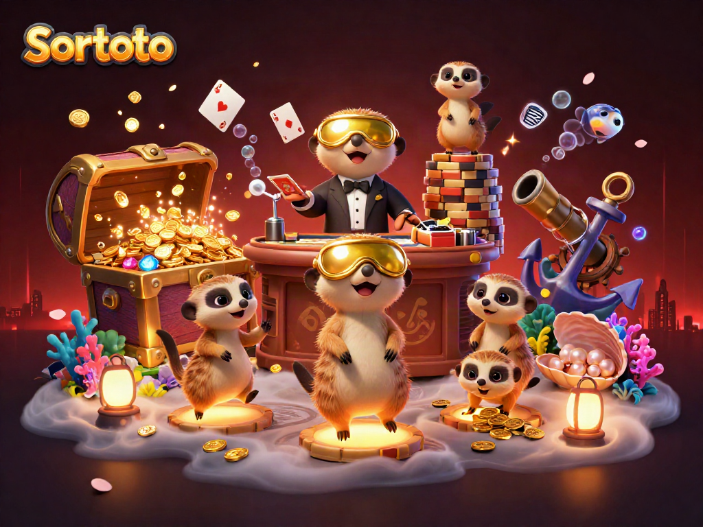 Simak ceria aktivitas sortoto di kasino yang dikendalikan kolonisasi meerkat.