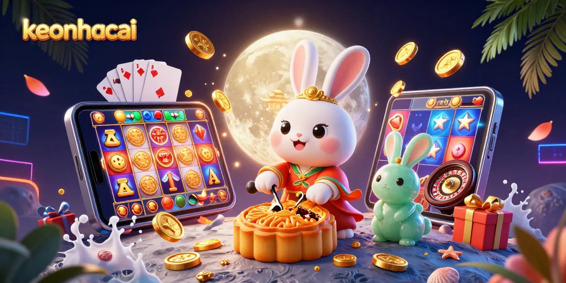 Experience the magic of keonhacai with our animated moon rabbit and exciting casino games.