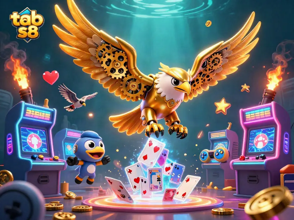 Engage in thrilling gameplay with tab s8 featuring an exciting 3D casino scene packed with dynamic elements.