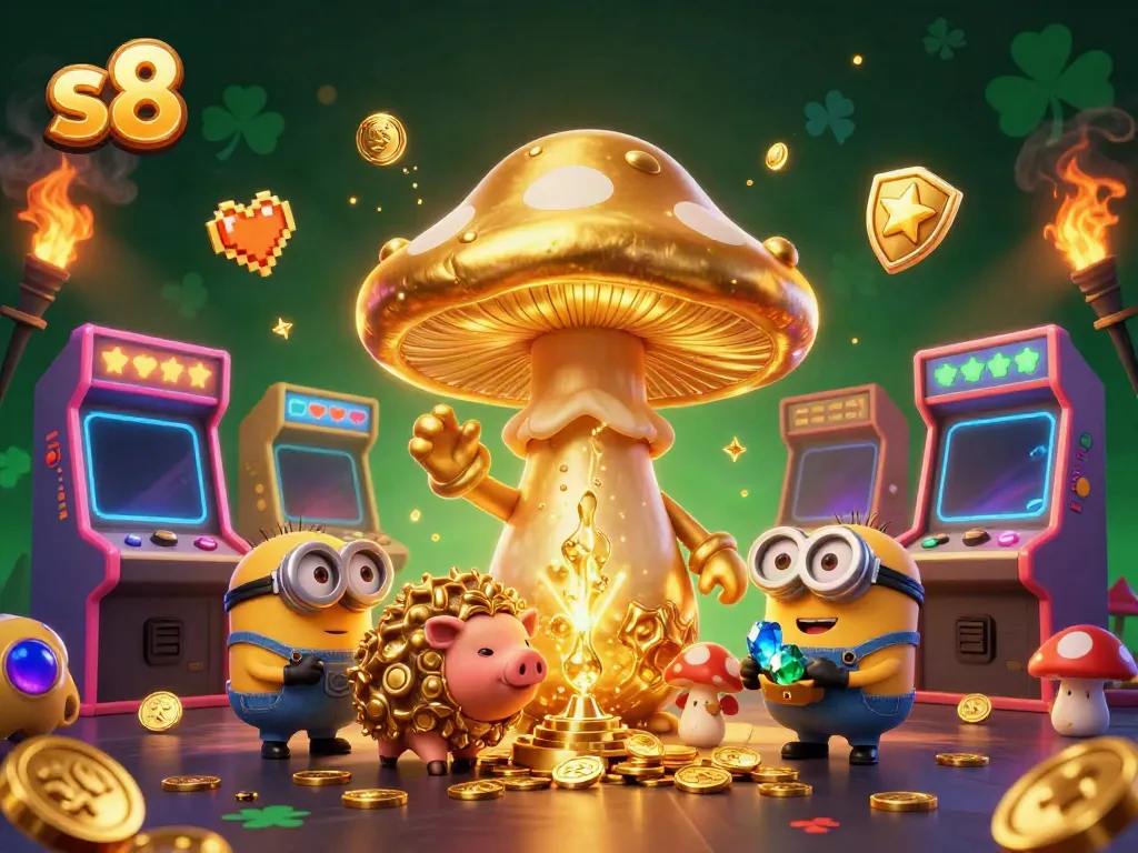 Experience the thrill of gaming with the magical elements of s8's casino adventure.