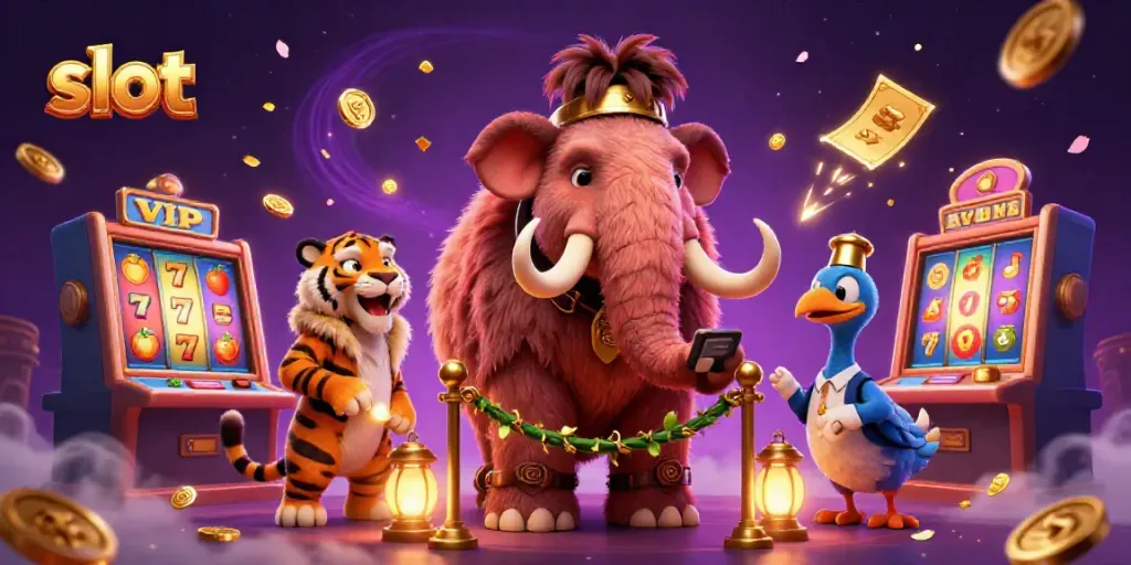 Slot memperlihatkan petugas keamanan mamut berbulu dan tamu VIP yang menakjubkan.