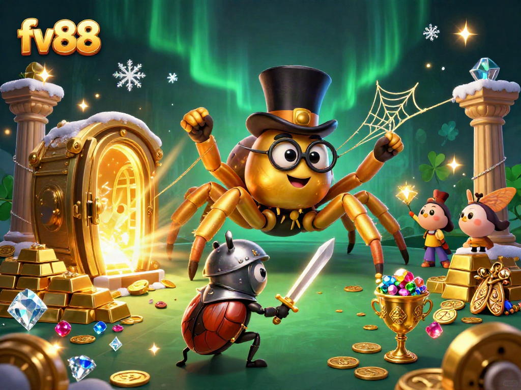 Engage with fv88's thrilling casino adventure featuring enchanting characters and dazzling treasures.