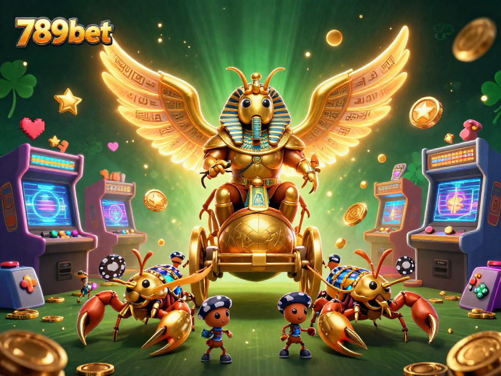 Engage with the thrilling world of 789bet featuring a vibrant casino scene filled with colorful game elements