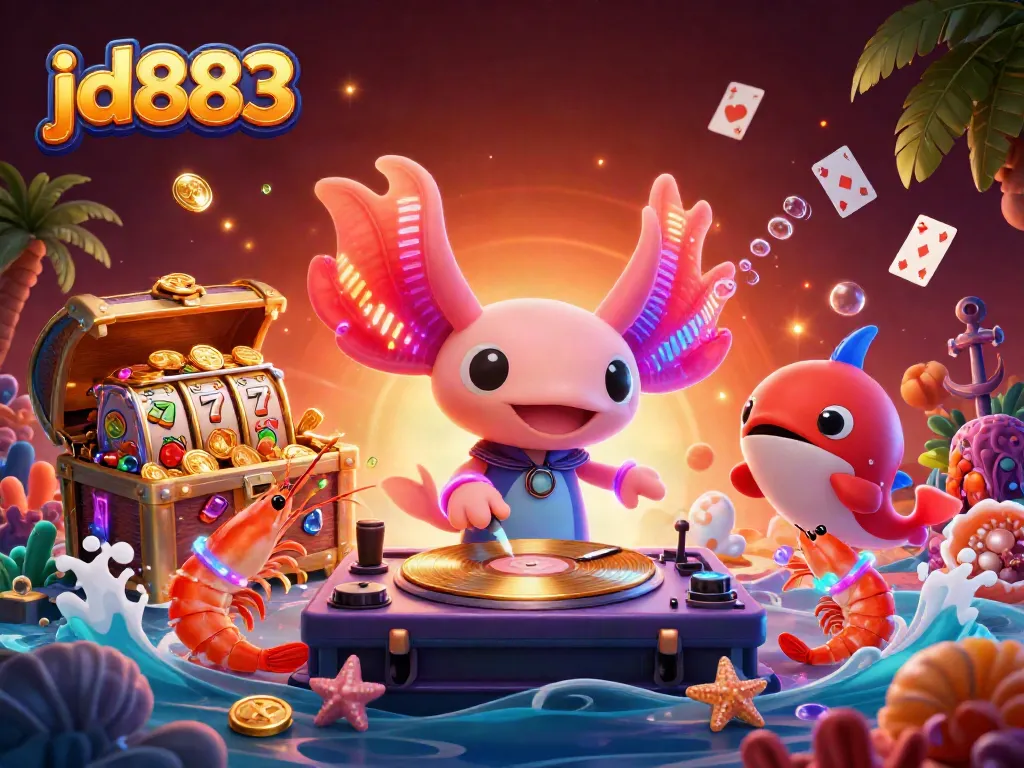 Experience thrilling gameplay at jd883 with vibrant underwater casino animations and dynamic characters.