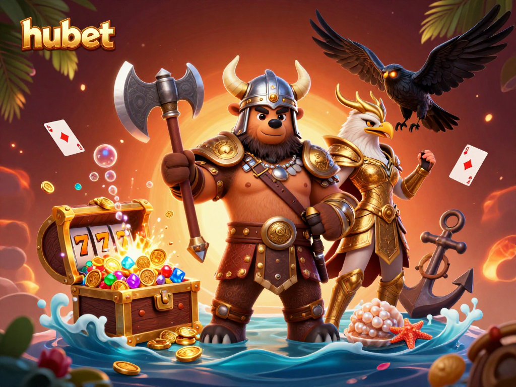 Engage with hubet's exciting slots and casino adventures featuring vibrant characters and dynamic gameplay.