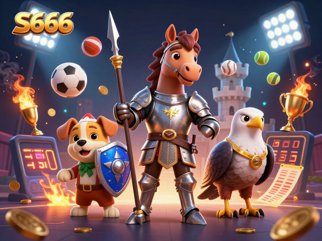 S666 rewards with exciting betting action and gameplay within a dynamic casino scene