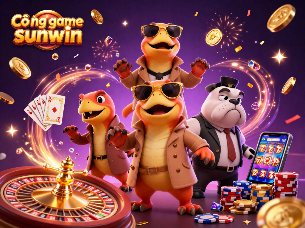 Cổng game sunwin mang đến cảnh vui vẻ với raptors lén lút vào casino với súng bắn súng vàng tỏa sáng.