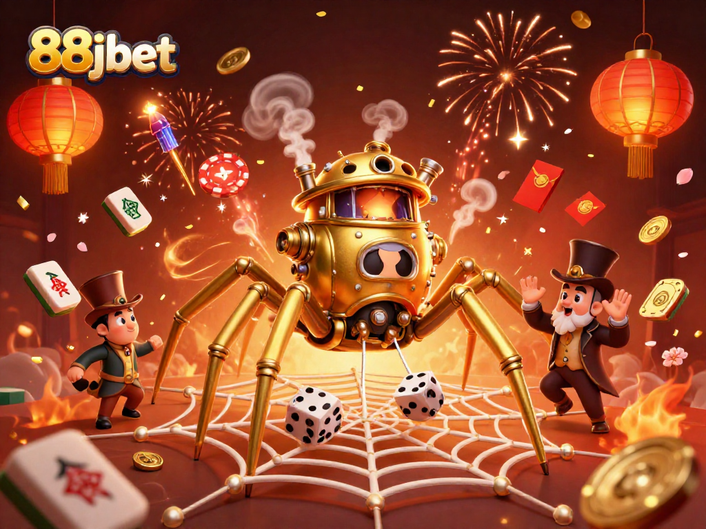 Catch your luck at 88jbet with a vibrant steampunk casino theme and lucky elements!