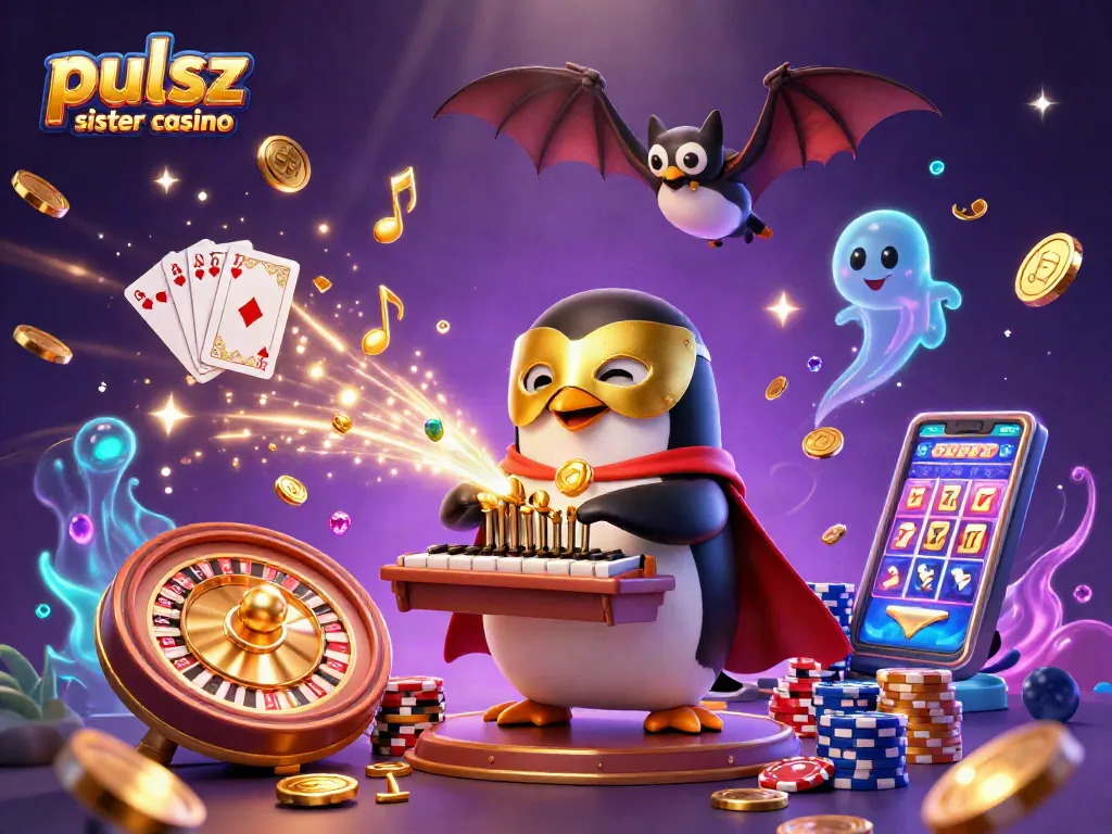 Experience the pulsz sister casino with captivating 3D gaming elements and vibrant action.