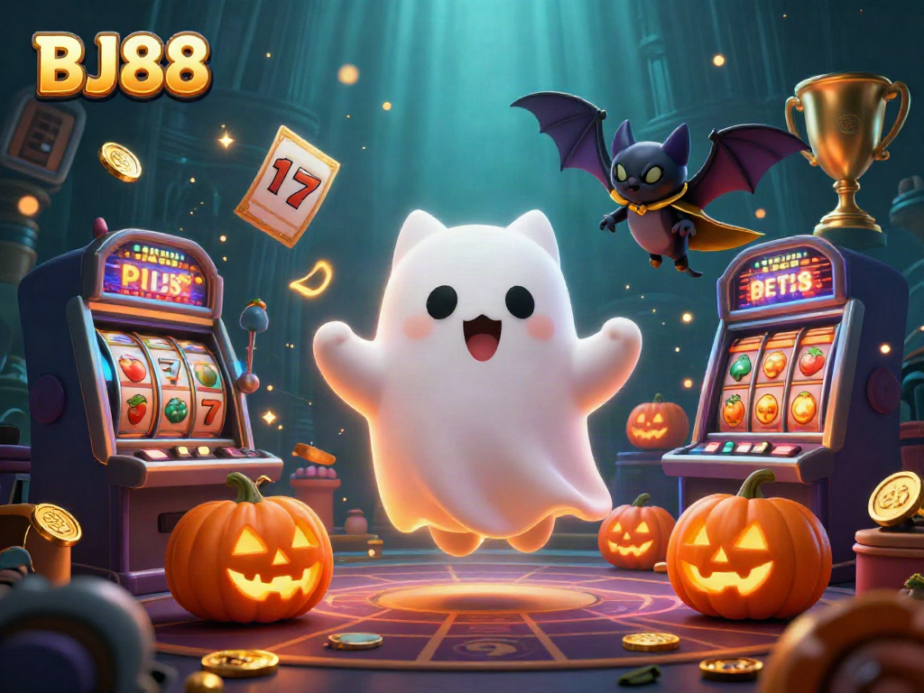 Engage in thrilling casino gameplay at BJ88 with dynamic gaming action and vibrant characters.