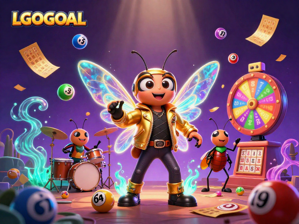 Engage in thrilling lottery action with LGOGOAL's vibrant celebration of chance and excitement.