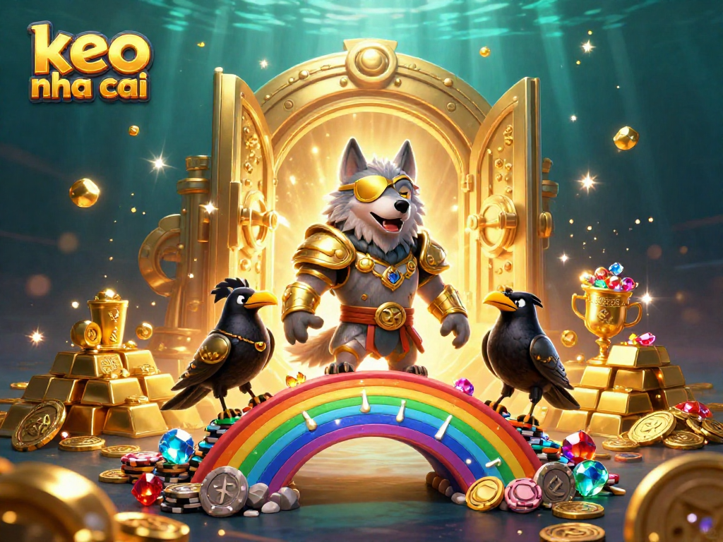 Engage with keo nha cai through this visually stunning 3D illustration of Norse mythological themes.